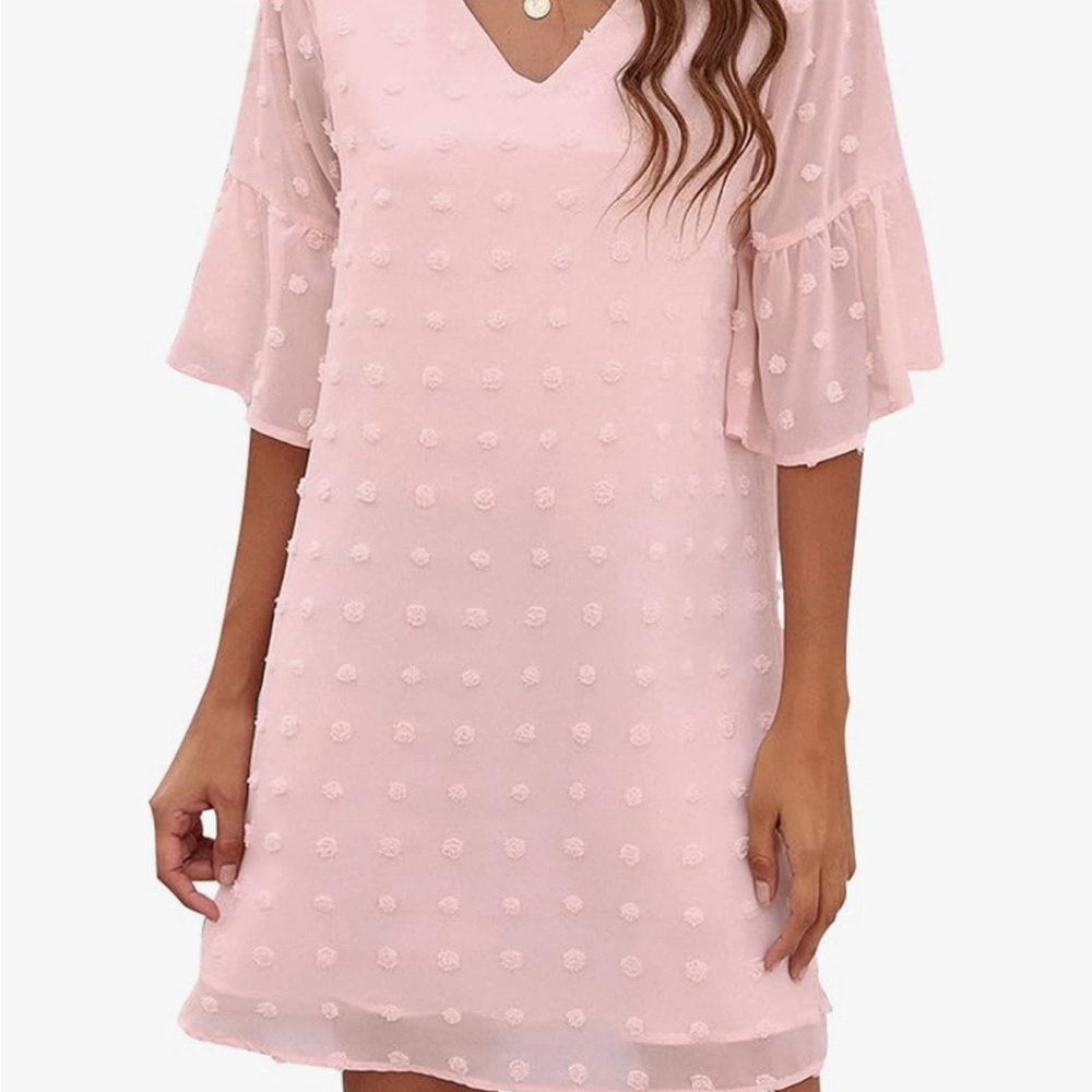 Pink Chiffon Dress